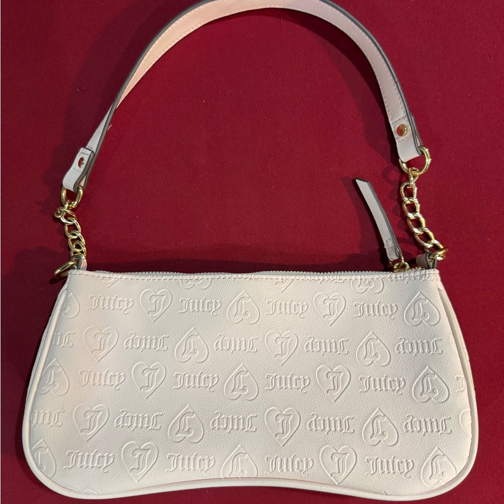 Juicy Couture Light Pink Shoulder Bag with Gold Chain - Picture 3 of 7